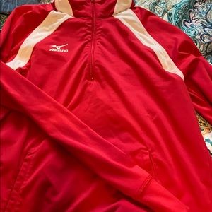 Mizuno red jacket